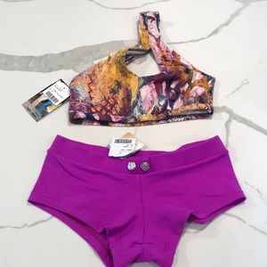 Body by Brazil one shoulder sports bra